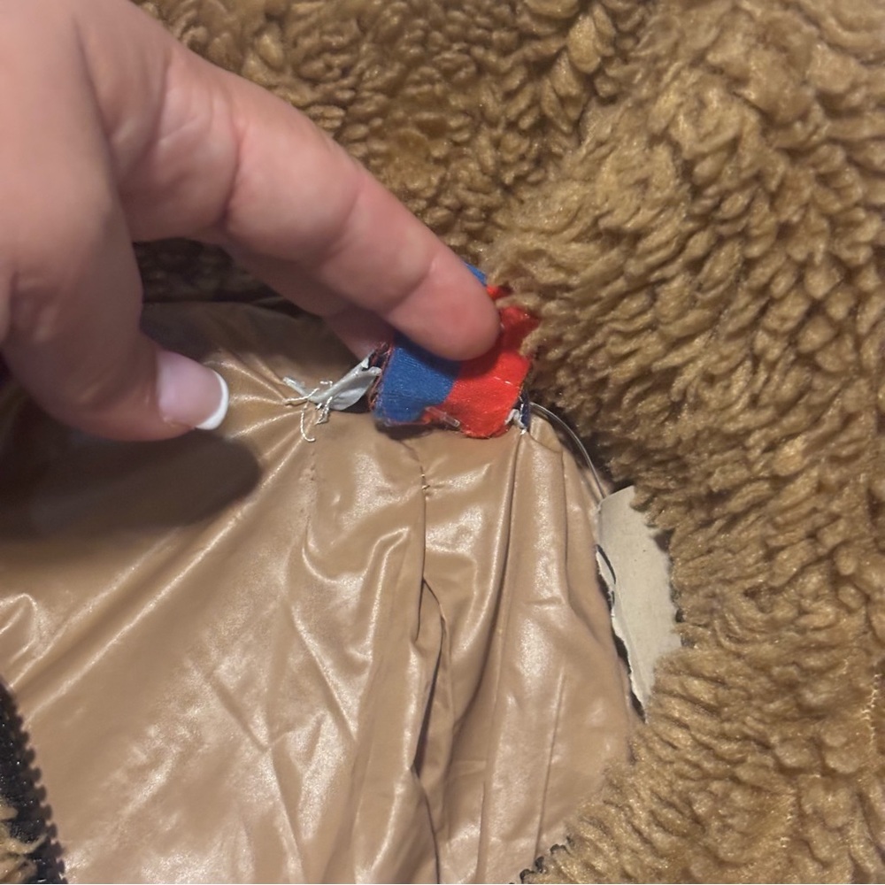 KULE “The Krispie” Colorblock Sherpa Chestnut Jacket - Picture 15 of 16